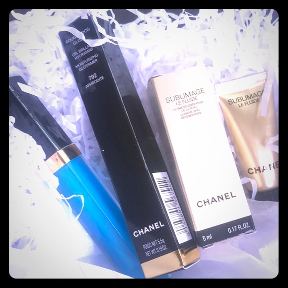 CHANEL Accessories - Chanel ROUGECOCO GLOSS & SUBLIMAGE LEFLUID CHANEL Accessories - Chanel ROUGECOCO GLOSS & SUBLIMAGE LEFLUID